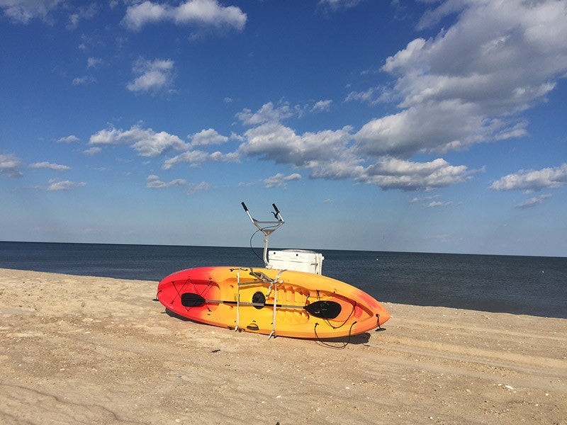 kayak fishing cart accessory