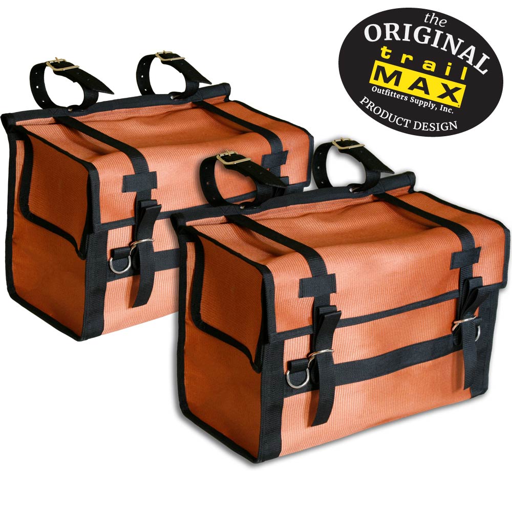 TrailMax Backpack Cart Pack Panniers Set 81 Liters HONEY BADGER WHEEL